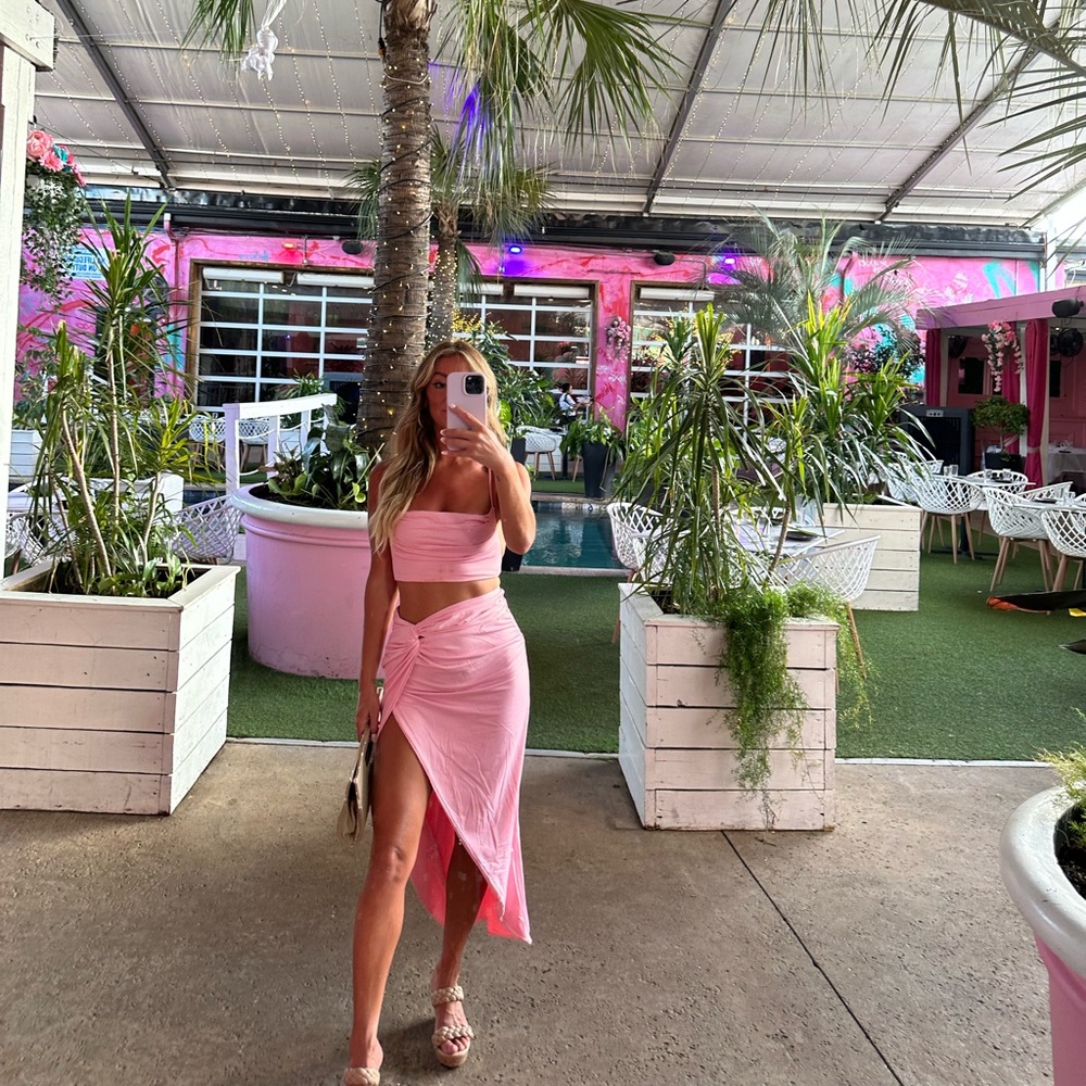 Pink Two-Piece Set